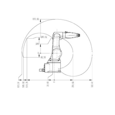 Robot Pengelasan China TKB060-6kg-720mm Untuk Pengelasan Sebagai Peralatan Pengelasan Lainnya