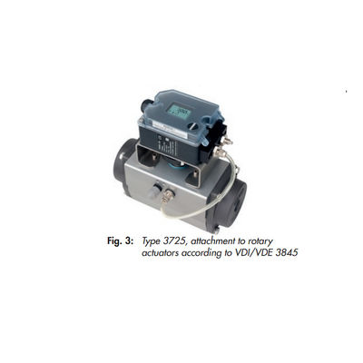 Samson 3725 Electropneumatic Positioner Dari Valve Positioner Sebagai Aksesori Katup Dengan Katup