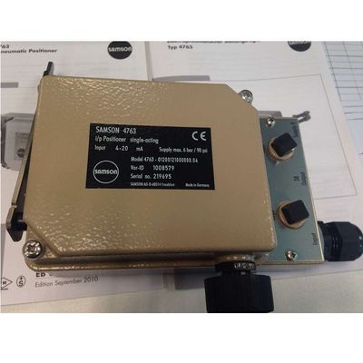 Samson Valve Dengan Positioner Elektropneumatik 4763 Sebagai Positioner Katup Tanpa Komunikasi
