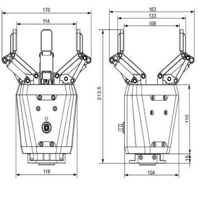 Collaborative Robotic Arm Robot Gripper Untuk Automasi Pengajaran Eksperimental Sebagai Robot Cobot