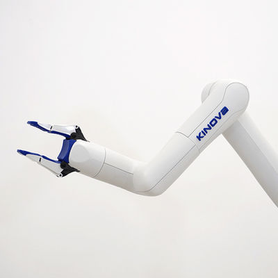 Robot KINOVA Gen3 lite kolaboratif dengan lengan robot 6 sumbu dan kemampuan muatan gripper memutuskan robo aman gripper