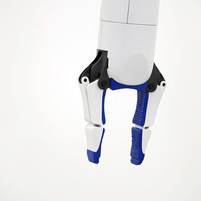 Robot KINOVA Gen3 lite kolaboratif dengan lengan robot 6 sumbu dan kemampuan muatan gripper memutuskan robo aman gripper