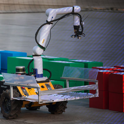 Robot KINOVA Gen3 6 DoF kolaboratif dengan robot kopi lengan robot 6 sumbu yang aman untuk muatan 2kg dengan visual