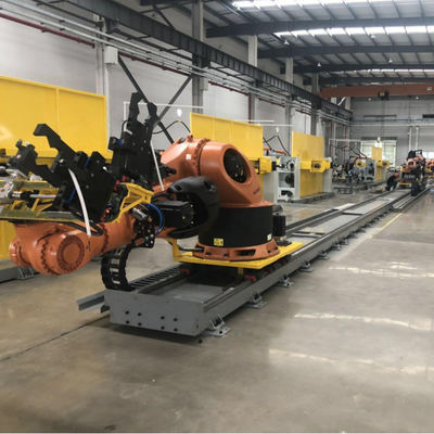 Lengan robot industri menggunakan rel pemandu linier dengan muatan tinggi dan penggunaan kecepatan tinggi untuk robot abb atau robot industri lainnya