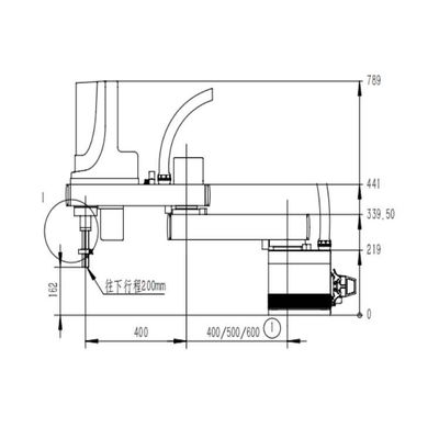 Robot China STH100-10kg-800/900/1000mm Untuk Perakitan Sebagai Robot Perakitan