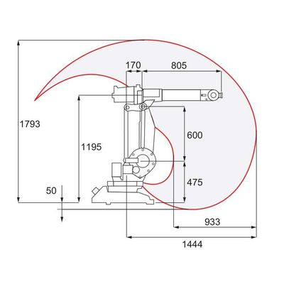 Robot Pengelasan 6 Axis IRB 1410 Untuk Pengelasan Busur Sebagai Peralatan Pengelasan Lainnya
