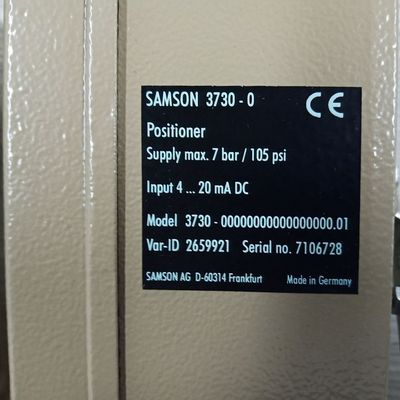 Samson Positioner 3730-0 Sebagai Aksesori Katup Yang Digunakan Dengan Katup Kontrol Dan Katup 3M