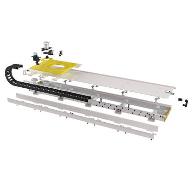 Track Robot Dengan Muatan 2500KG Dan Jangkauan Rel 3200MM Digunakan Untuk Lengan Robot