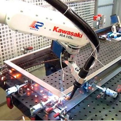 Robot Pengelasan Otomatis RA010N 6 Sumbu Dengan Tukang Las Busur Sebagai Robot Pengelasan