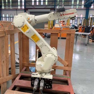Kawasaki RS010N 6 Axis Robotic Arm Dengan CNGBS Welding Positioner Untuk Robot Las