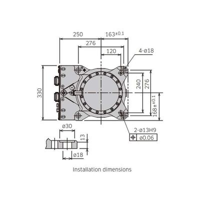 6 Axis Industrial Robotic Arm RS010L Dengan CNGBS Gripper Untuk Mengatasi Otomatisasi Sebagai Robot Industri