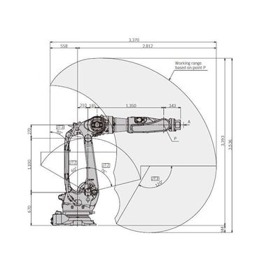 Spot Welding Robot BX300L Payload 300kg Untuk Pengelasan Sebagai Mesin Las Spot