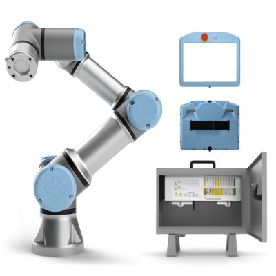 Robot Industri UR5e Universal 6 Axis Robot Arm Cobot Dengan Mesin Poles Gripper