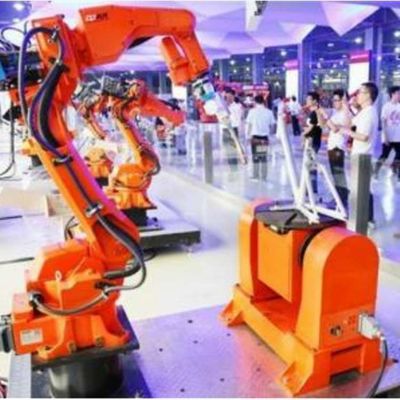 Robot Pengelasan Otomatis QJR6-1400H Dengan CNGBS Positioner Pengelasan Untuk Robot Pengelasan Cerdas