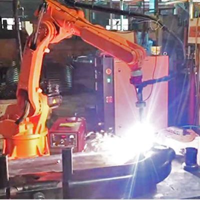 Welding Robotic Arm 6 Axis QJR6-3 Robot China Dengan Robot Pengelasan Mig Welders