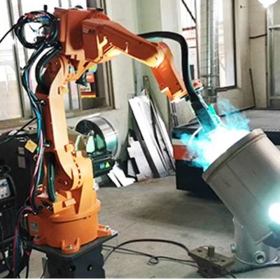 Welding Robotic Arm 6 Axis QJR6-3 Robot China Dengan Robot Pengelasan Mig Welders