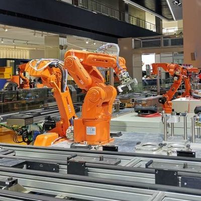 Lukisan Mobil Robot 6 Axis China QJR10-2 Robot Semprot Sebagai Robot Lukisan