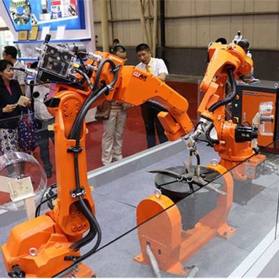 Robot Pengelasan Cina QJR6-2000H Dengan Robotic Welding Arm 6 Axis Untuk Otomatisasi Pengelasan Mig