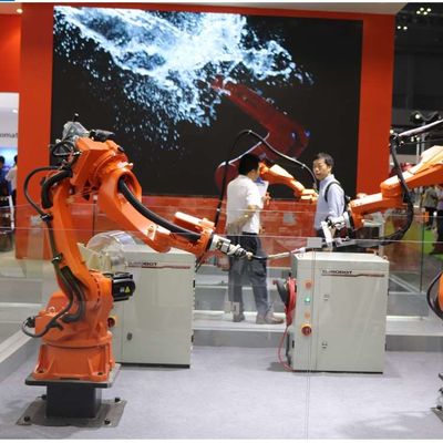 Robot Pengelasan Cina QJR6-2000H Dengan Robotic Welding Arm 6 Axis Untuk Otomatisasi Pengelasan Mig