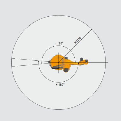 Kuka KR 470 PA Robot Palletizing Robot Arm 6 Axis Dengan Payload 470kg Palletizing Robot Arm