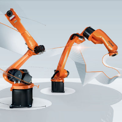 Kuka Palletizing Robot Kr 10 R1420 10kg Nilai Payload 6 Axis Arm Robot Industrial Robotic Arm Untuk Palet