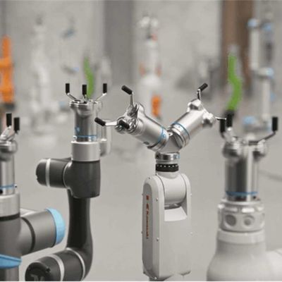 Robot Kolaboratif Dengan 3FG15 Tiga Jari Fleksibel Gripper Dengan Robotic Arm Sebagai Robot Gripper
