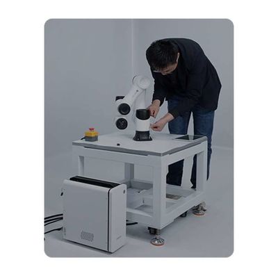 Collaborative Robotic Arm 6 Axis CR3 China Robot Dengan CNGBS Robot Gripper Sebagai Cobot Handling