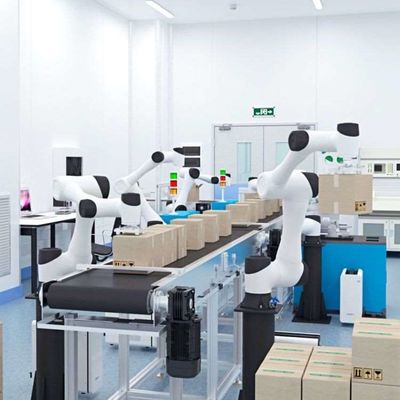 Collaborative Robot Arm 6 Axis CR16 China Robot dengan CNGBS Robot Gripper Payload 16kg Sebagai Cobot