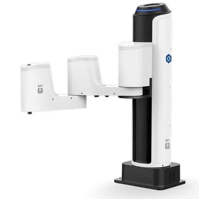 Robot Scara China M1 Robot Kolaboratif Dengan Gripper Untuk Otomasi Pengelompokan Visual Sebagai Cobot