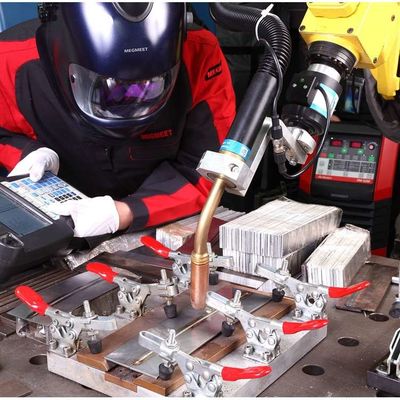 Intelligent Welder CO2 MAG MMA Ehave CM500 Dengan Robot Las CNGBS Sebagai Mesin Las