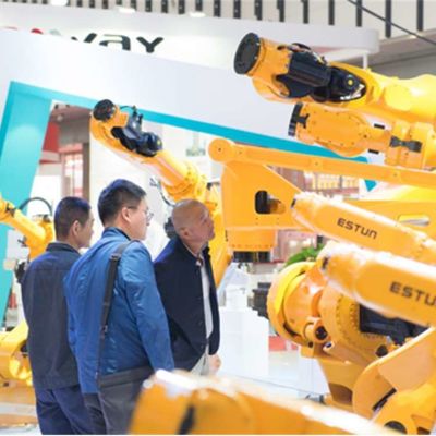 Menangani Robotic Arm ER12-1510 China Robot Dengan CNGBS Dress Pack Untuk Robot Pemilih Produk