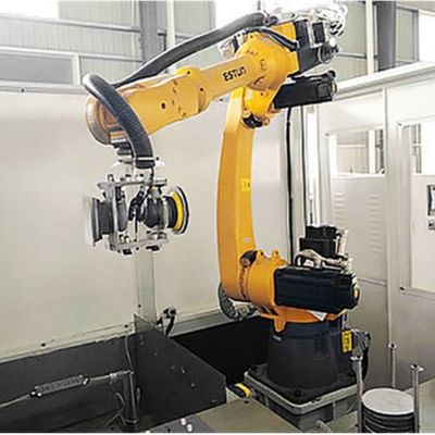Handling Robot Arm 6 Axis ER50-2100 Dengan CNGBS Welding Positioner Untuk Robot Handling Material