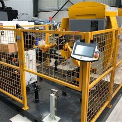 Handling Robot Arm 6 Axis ER50-2100 Dengan CNGBS Welding Positioner Untuk Robot Handling Material