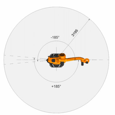 KUKA 6 Axis Robot Industri KR 360 R2830 Dengan Nilai Payload 360 Kg Dengan Robot Pengelasan Otomatis Otc