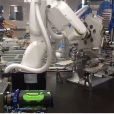 Small Universal Robotic Arm 6 Axis China ER6-730-MI Dengan CNGBS Dress Pack Sebagai Robot Penanganan