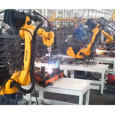 Robot Pengelasan 6 Axis ER6-1600 Lengan Robot Untuk Pengelasan Sebagai Robot Pengelasan Mig