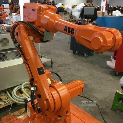 6 Axis Robotic Arm ABB IRB2600 Robot Industri Untuk Pengepakan Robot Palletizing Dan Mesin Pengepakan