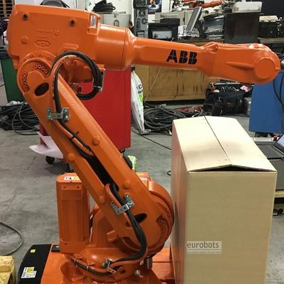 6 Axis Robotic Arm ABB IRB2600 Robot Industri Untuk Pengepakan Robot Palletizing Dan Mesin Pengepakan