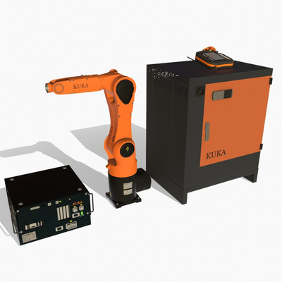 Robot Las Industri KR6 R900 Lengan Robot 6 Sumbu Dengan Peralatan Las Lainnya Muatan Mesin Las 3 Kg