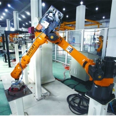 Mesin Die Casting Robotic Arm 6 Axis ER20-1780-F Dengan CNGBS Robot Gripper Sebagai Robot CNC