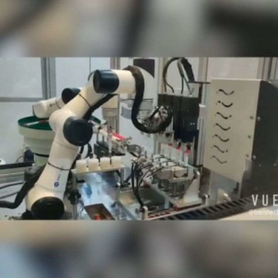 China Robot Gripper Listrik PGS-5 Gabungkan Dengan CNC Robot Arm Untuk Pick And Place Sebagai Cobot