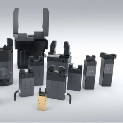 China Robot Gripper Listrik PGS-5 Gabungkan Dengan CNC Robot Arm Untuk Pick And Place Sebagai Cobot
