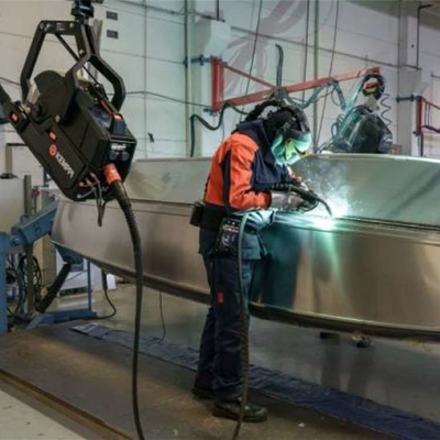 Tukang Las Mig X8 Tukang Las MIG Dengan Robot Pengelasan Mig Sebagai Mesin Las