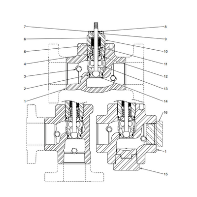 KIMRAY CV Series Regulator Tekanan Tinggi Untuk Regulator Gas Katup Kontrol