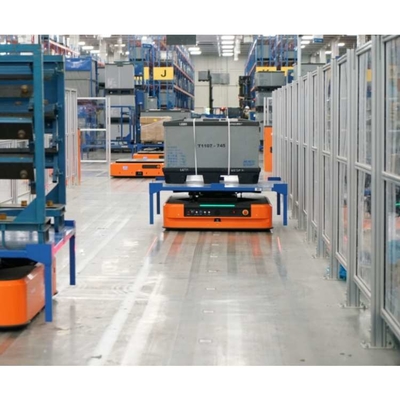 Mobil AGV Robot Q2L-300A Dengan CNGBS Cobot Robot Untuk Otomatis Material Handling Sebagai AGV