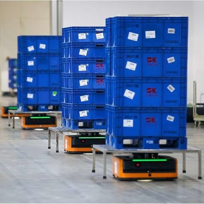 AGV Robot Q3-600C Beban 600kg Dengan CNGBS Cobot Robot Arm Untuk Proyek Otomasi Sebagai AGV