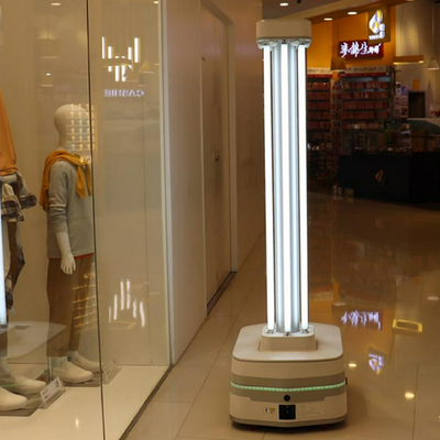 Geek+ AGV Robot Uv Light Robot Disinfeksi UV Cerdas Penjaga Kesehatan Masyarakat