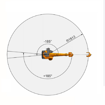 Industri KR 20 R1810 6 Axis Robot Arm 20 kg Payload Untuk Pengelasan