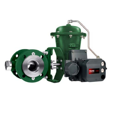 V150 Rotary Globe Control Valve Actuator Dengan Valve Positioner