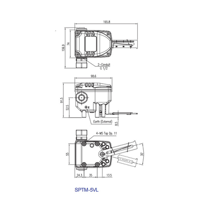 SPTM-5V Smart Electric Control Valve Position Transmitter Pneumatic Parts